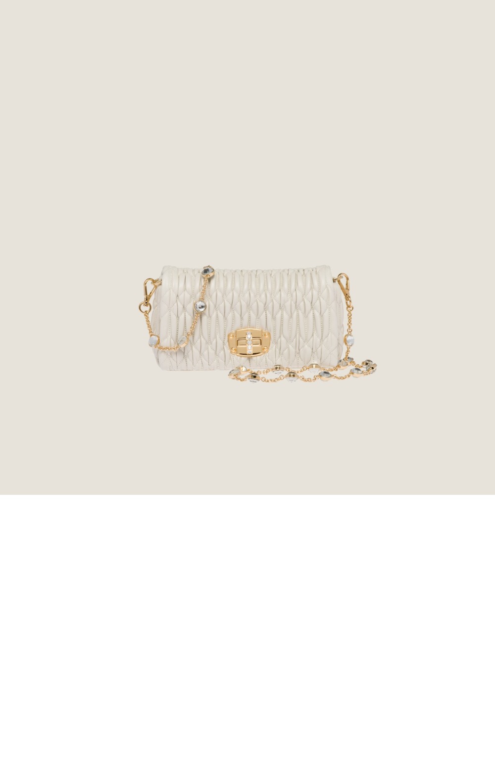 미우 크리스털 나파 가죽 및 크리스털 미니백 5BP079 > Etc - 기타제품