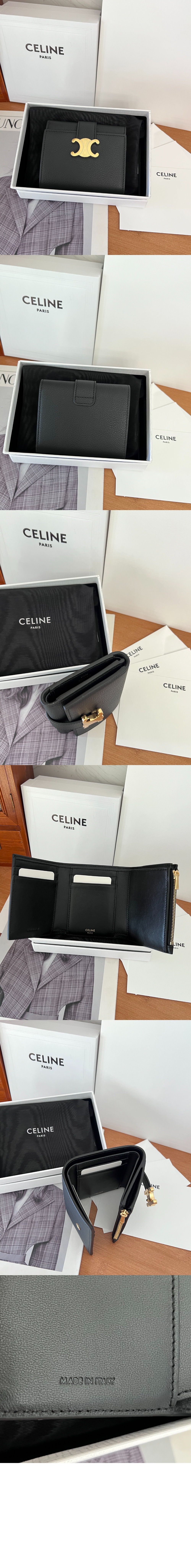 니노 파인 스트랩 지갑 서플 그레인 카프스킨 10M963 > Nino - 니노