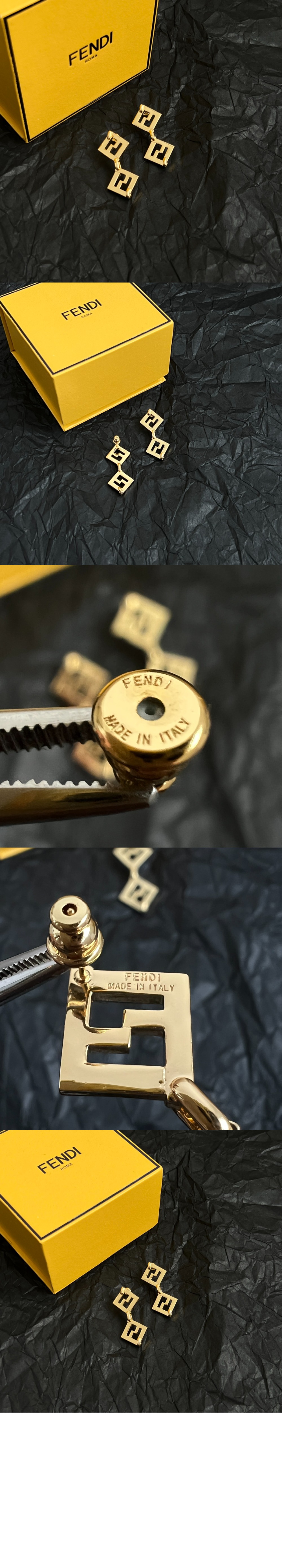 엠보 디테일 이어링 8AK789 > 펜디