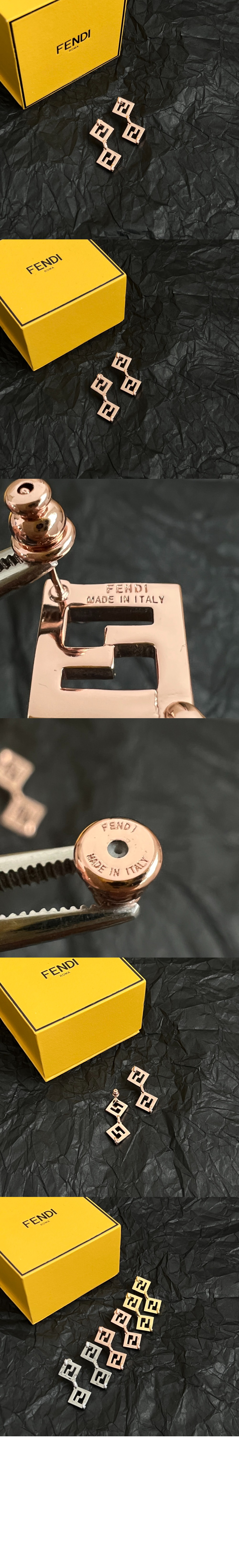 엠보 디테일 이어링 8AK789 > 펜디