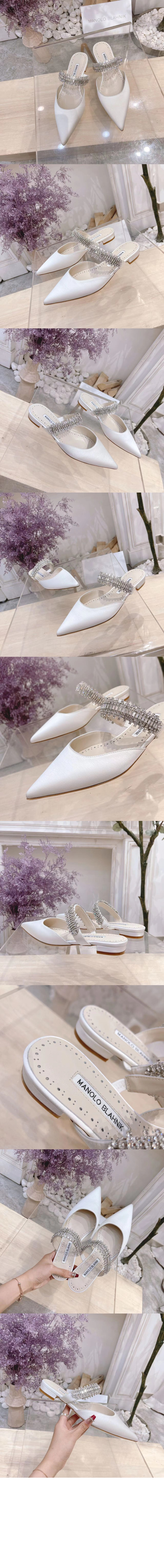 큐빅 뮬러 슈즈 > slippers - 슬리퍼