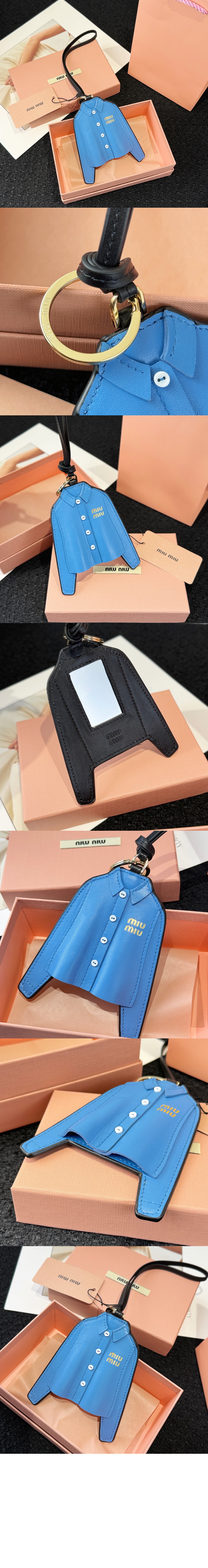 가죽 키체인 트릭 5TL529 > 미우미우