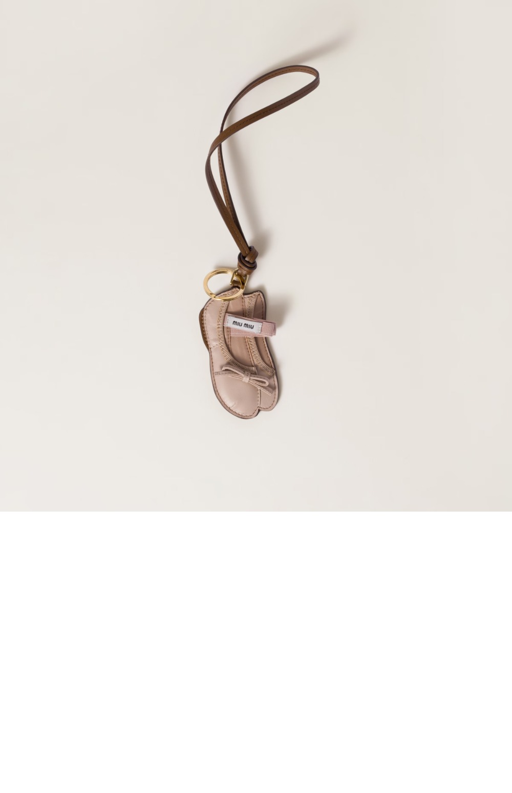 발레 가죽 키체인 트릭 5TL533 > 미우미우