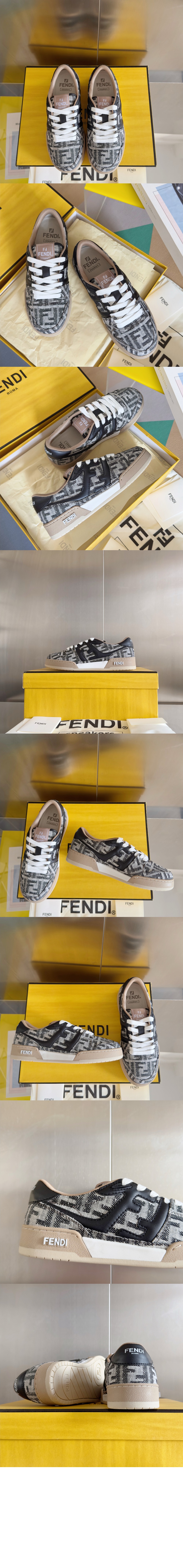 매치 데님 로우라이즈 슈즈 7E1495 > Fendi Match Sneaker - 펜디 매치 스니커즈