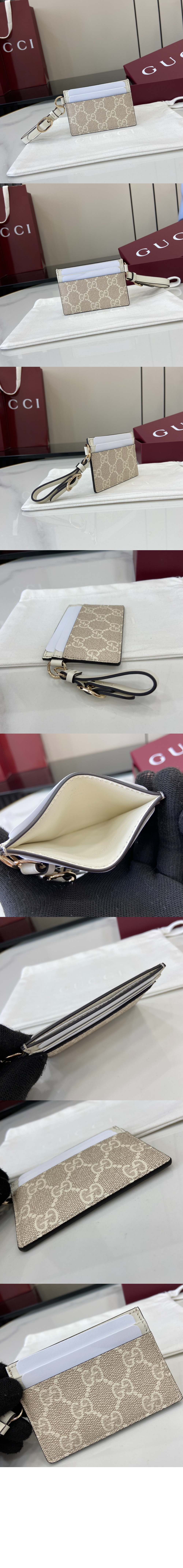 GG 엠블럼 스트랩 카드 케이스 819121 > GG Emblem - GG 로고