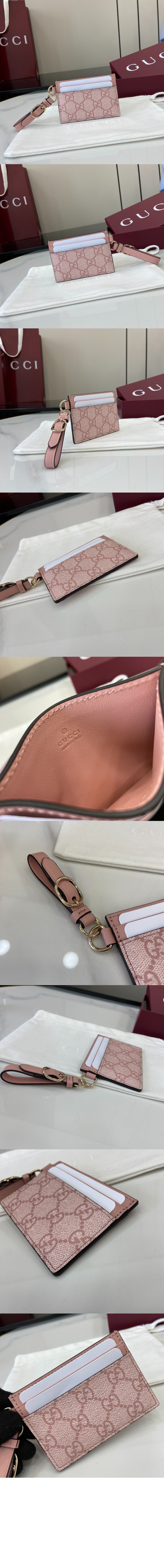 GG 엠블럼 스트랩 카드 케이스 819121 > GG Emblem - GG 로고