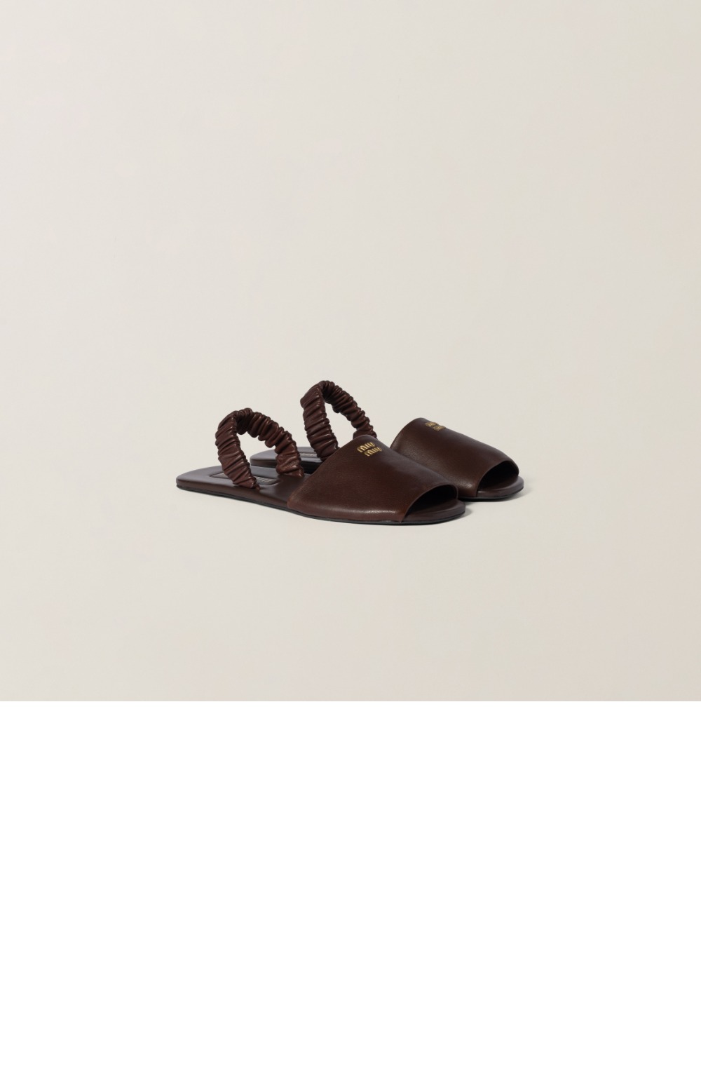 Ruches 나파 레더 샌들 5X372E > Sandal Slippers - 샌들 슬리퍼