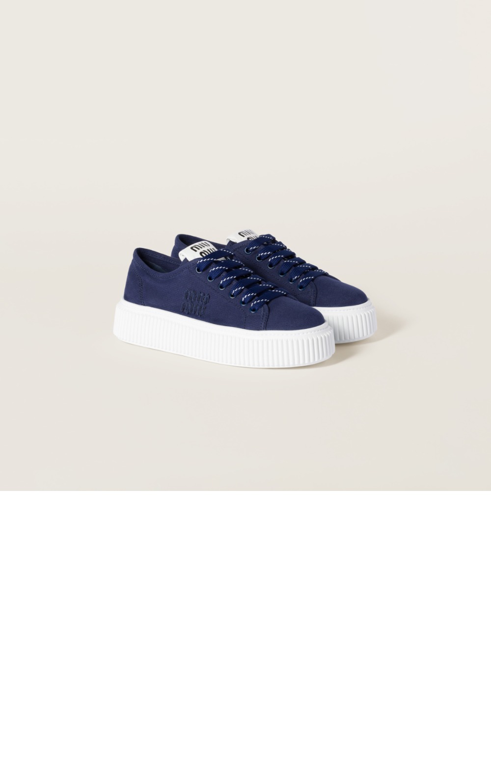 로고 장식 데님 스니커즈 5E389E > Sneakers - 스니커즈