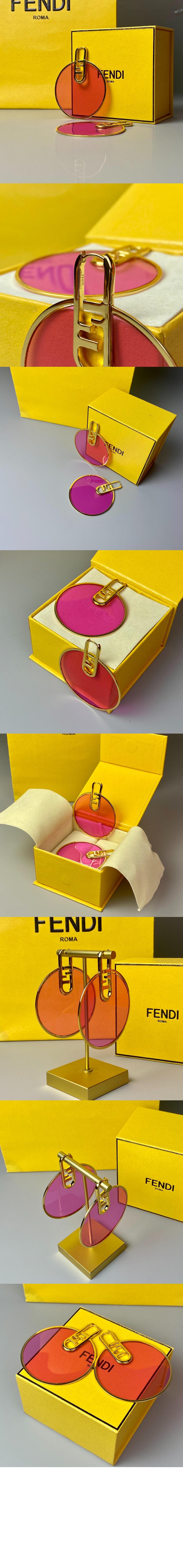 O’Lock 이어링 8AH593 > 펜디