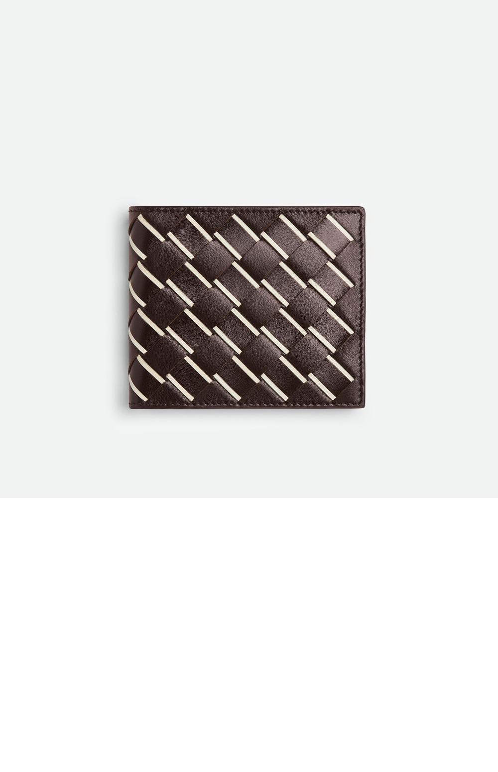 인트레치아토 스트라이프 반지갑 퐁당 743211 > Intrecciato Card Case - 인트레치아토 카드지갑