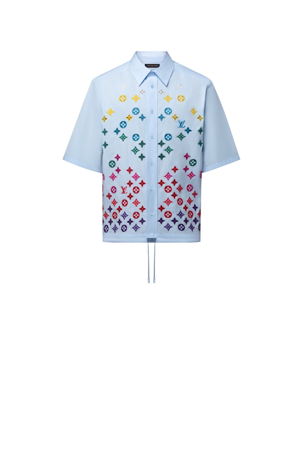 모노그램 플라워 엠브로이더드 쇼트 슬리브드 셔츠 > Etc - 기타제품