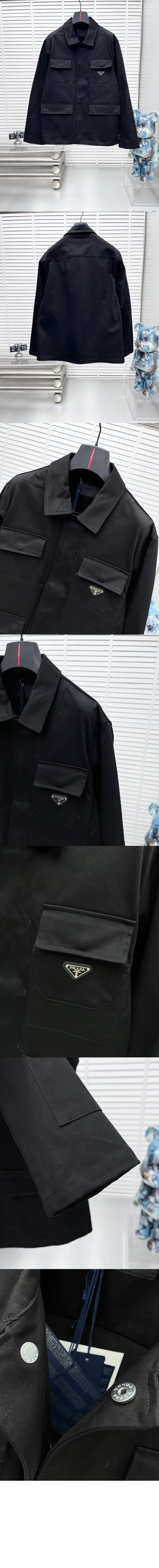 코튼 재킷 > 프라다