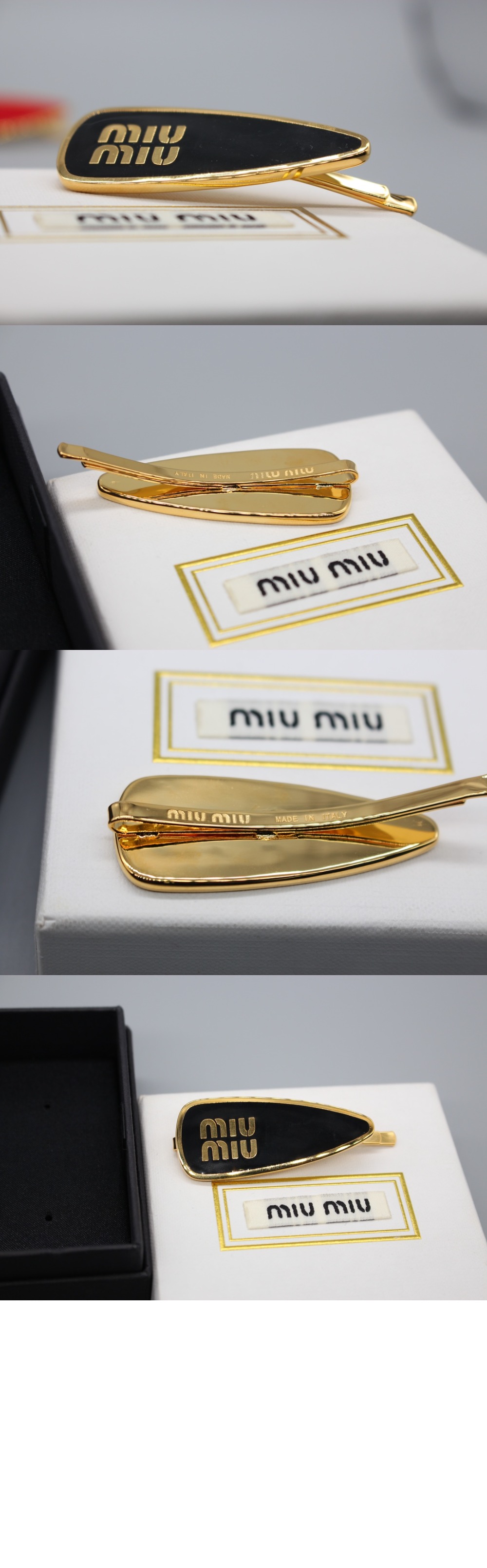 에나멜 메탈 헤어 5IF147 490000 > 미우미우