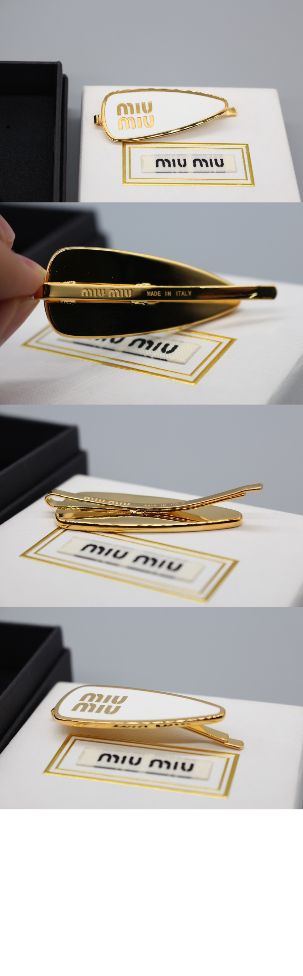 에나멜 메탈 헤어 5IF147 490000 > 미우미우