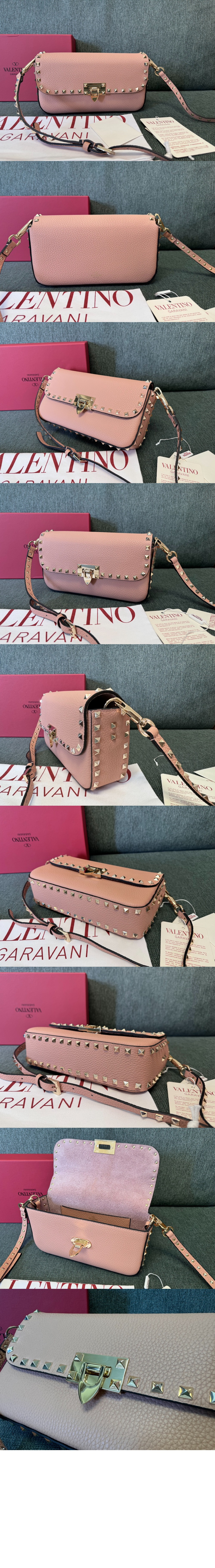 가라바니 락스터드 그레이니 카프스킨 숄더백 > Rockstud - 락스터드