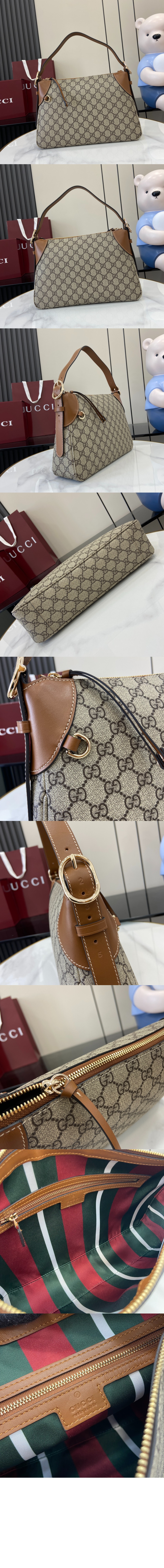 GG 엠블럼 미디엄 숄더백 ‎815216 > GG Emblem - GG 엠블럼