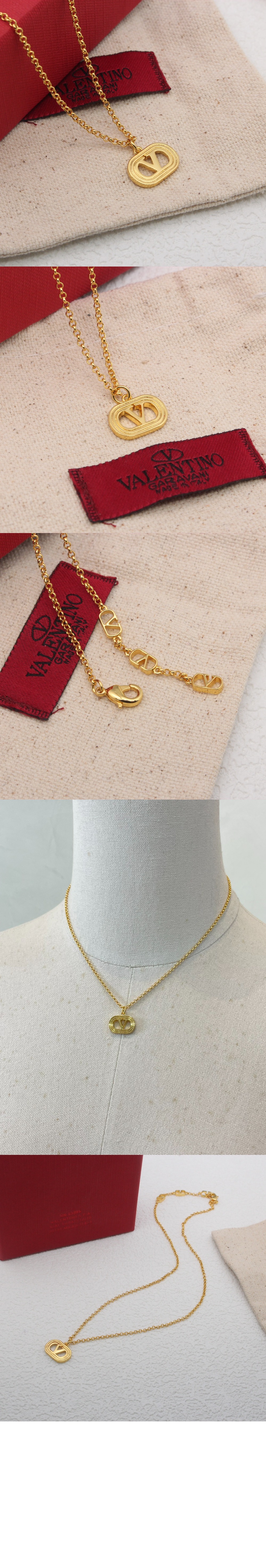 오발 메탈 네크리스 > 발렌티노