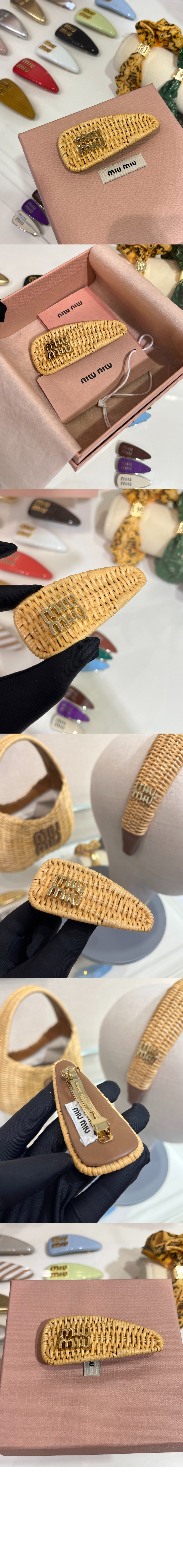 위커 헤어 클립 5IF092 > 미우미우