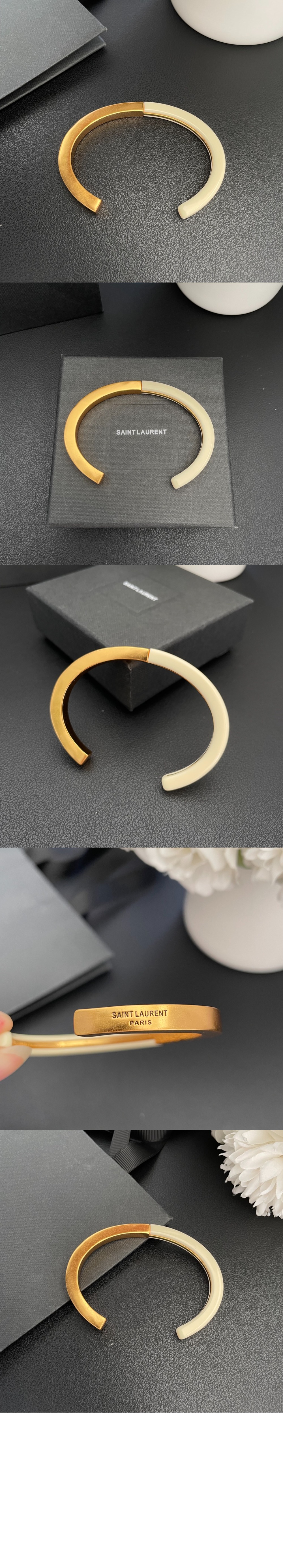 투톤 컬러 커프 724314 > 생로랑