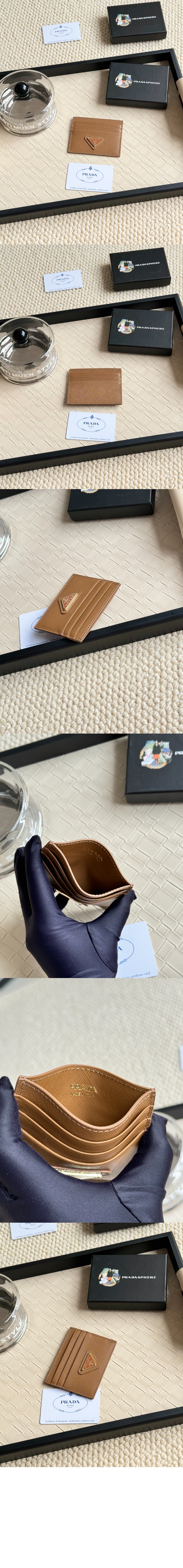 사피아노 트라이앵글 로고 카드 지갑 2MC223 > Card Holder - 카드홀더