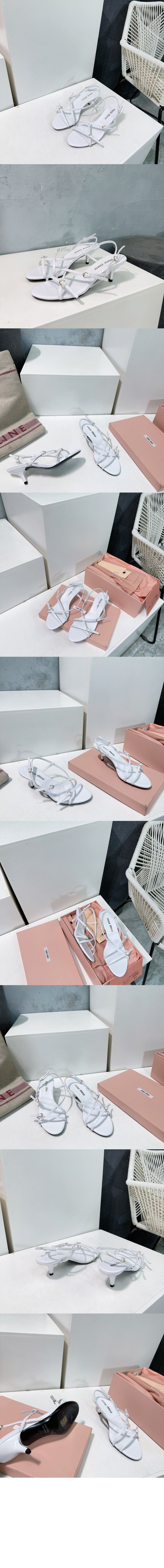 에나멜 가죽 버클 샌들 5X342E > Pumps - 펌프스