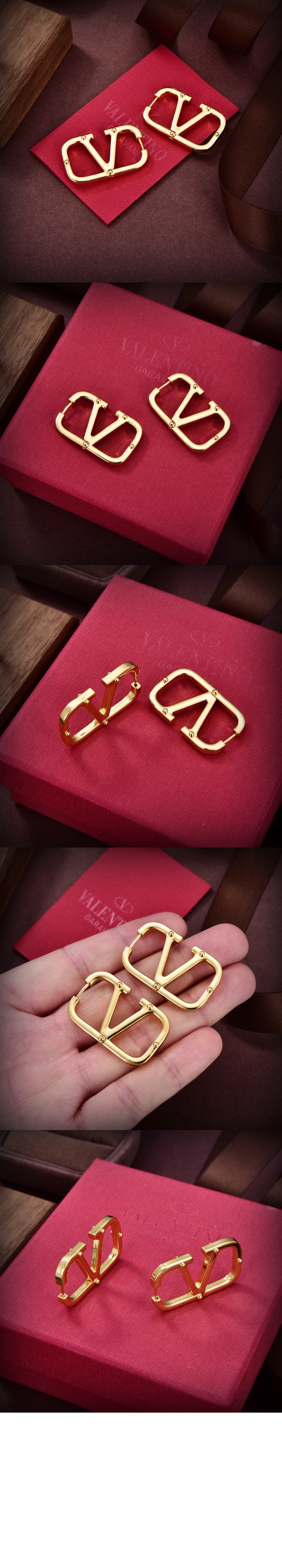 브이로고 시그니처 이어링 > 발렌티노