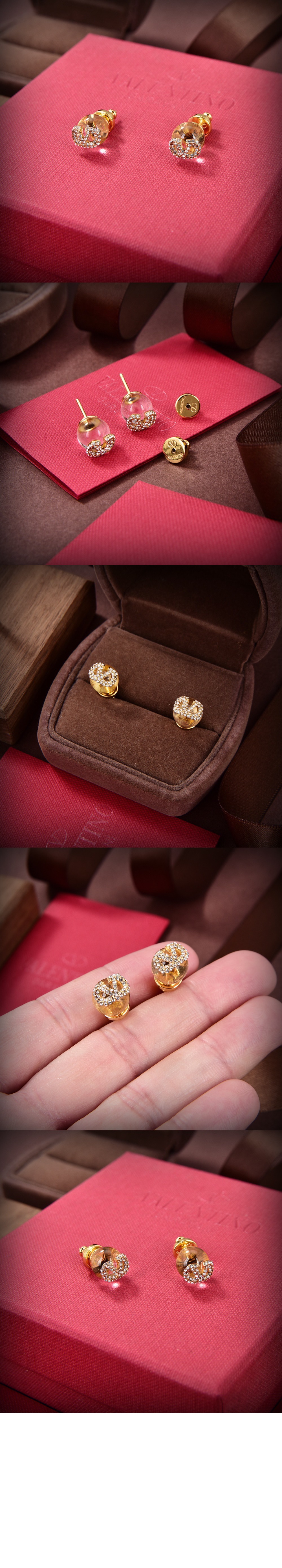 수정  이어링 > 발렌티노