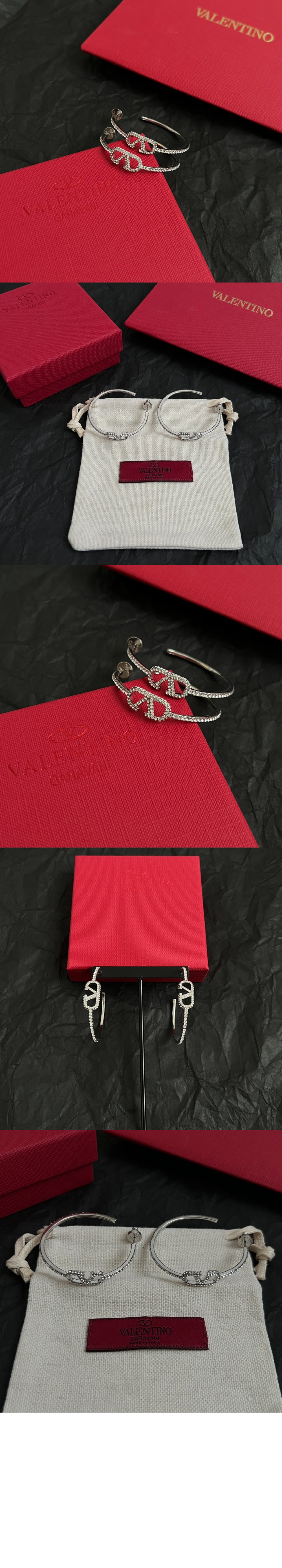 크리스털 이어링 > 발렌티노