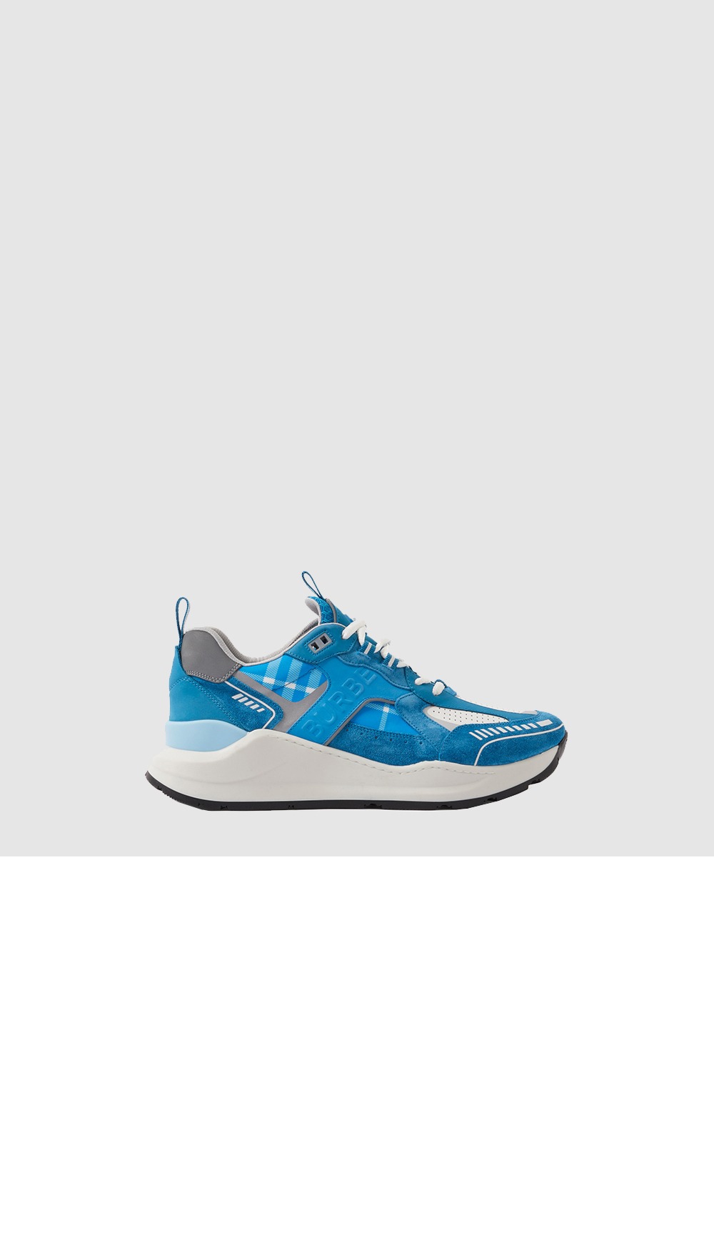 레더 스웨이드 체크 스니커즈 80668351 > Sneakers - 스니커즈