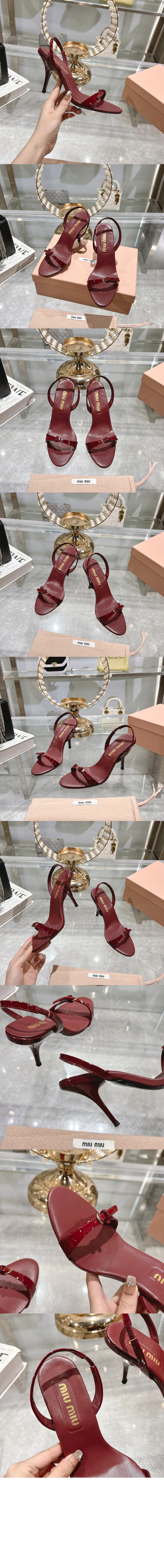 에나멜 가죽 샌들 5X343E > Pumps - 펌프스