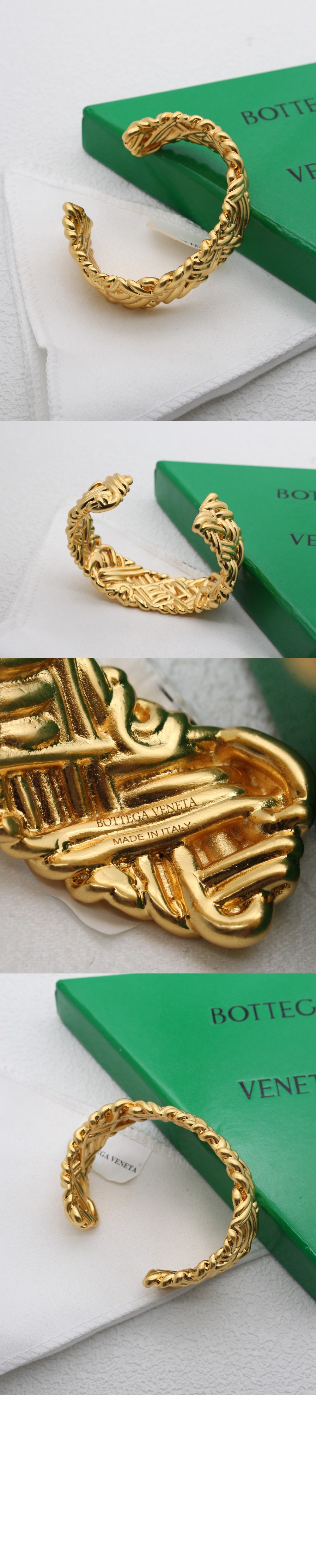 라지 인트레치오 커프스 브레이슬릿 796381 > 보테가베네타