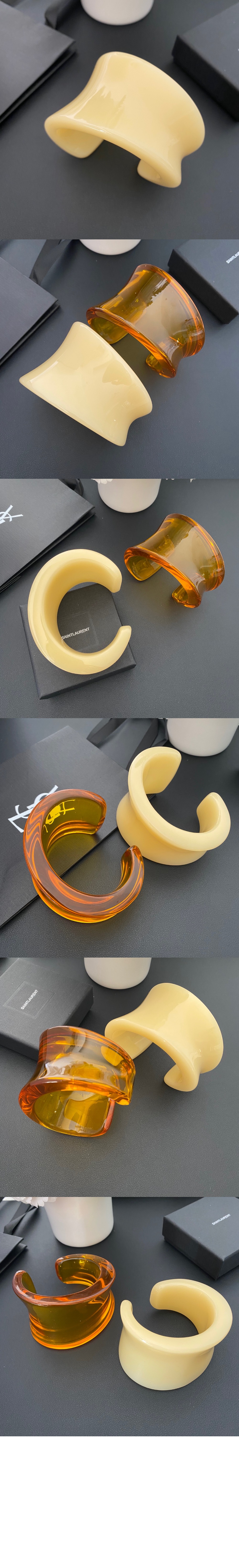 레진 소재의 비대칭 커프 799051 > 생로랑