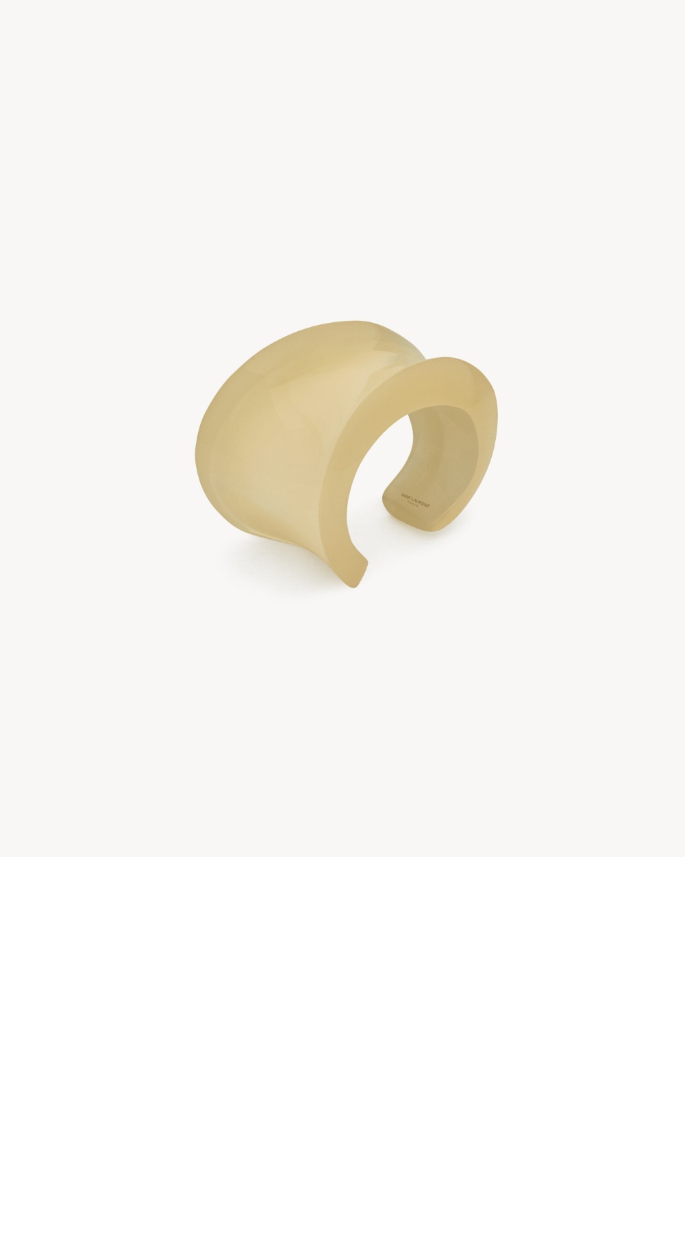 레진 소재의 비대칭 커프 799051 > 생로랑