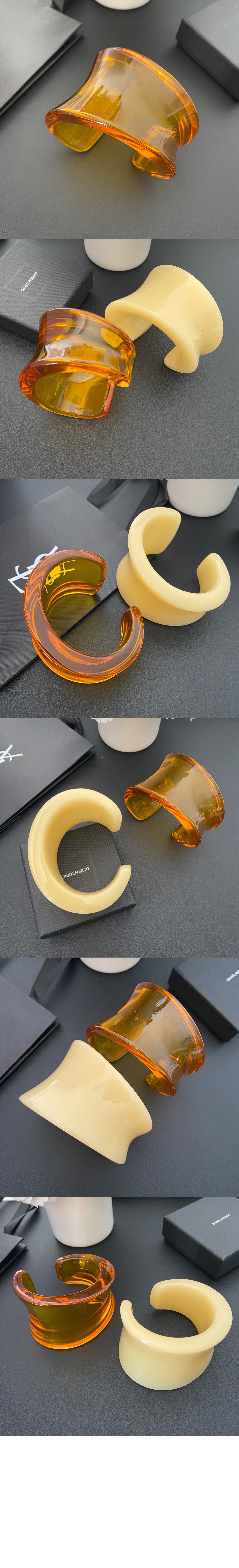 레진 소재의 비대칭 커프 799051 > 생로랑