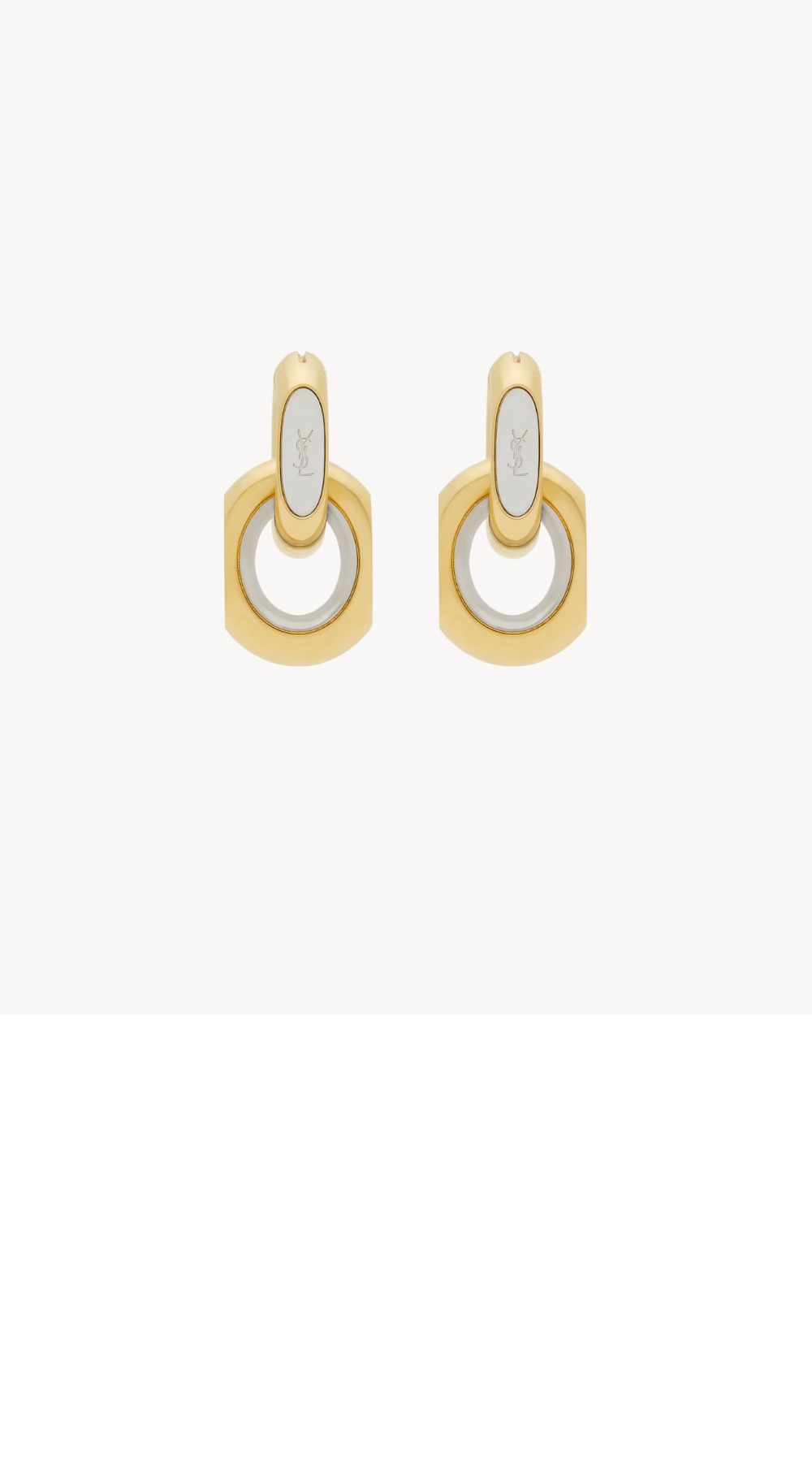 메탈 소재의 CASSANDRE 듀오 링크  778541 > 생로랑