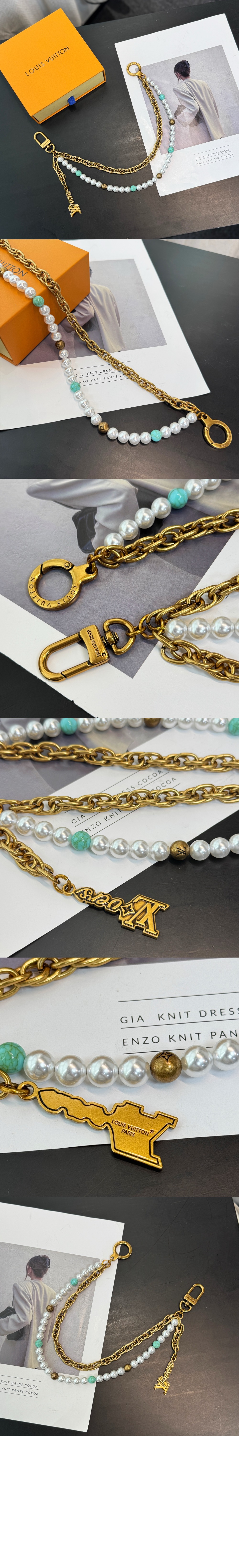 펄 (Pearls) 체인 벨트 & 백 참 M02097 > Etc - 기타제품