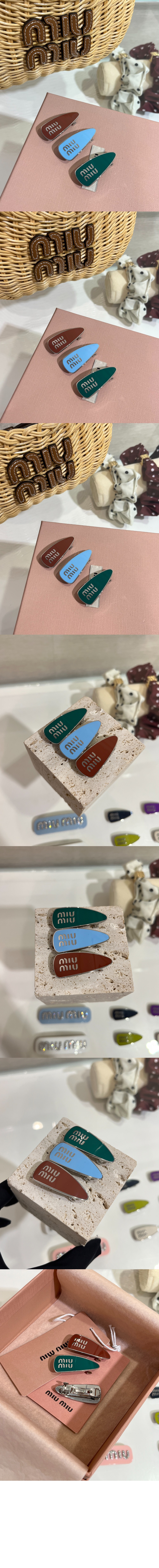 에나멜 메탈 클립 5IF216 > 미우미우