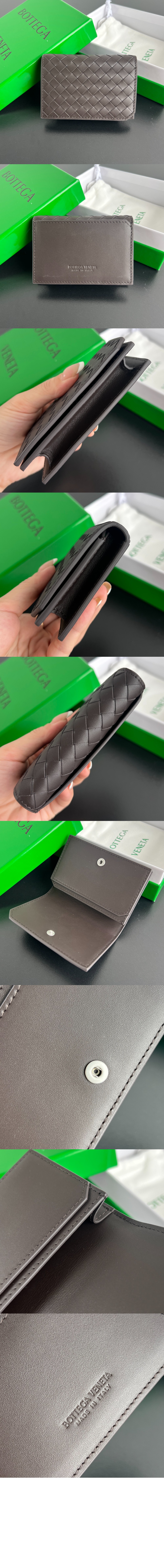 인트레치아토 피콜로 명함 케이스 805825 > Intrecciato Card Case - 인트레치아토 카드지갑