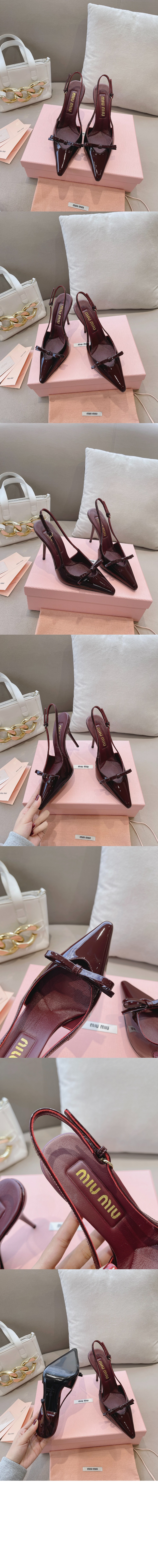 페이턴트 레더 슬링백힐 5I015E > Pumps - 펌프스