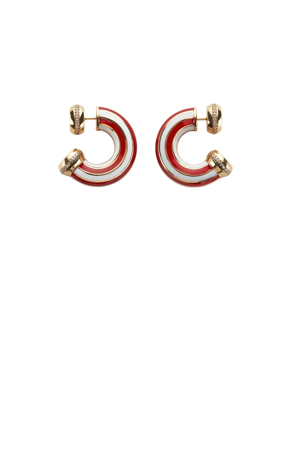 퍼즐 스트라이프  이어링 765208 > 보테가베네타