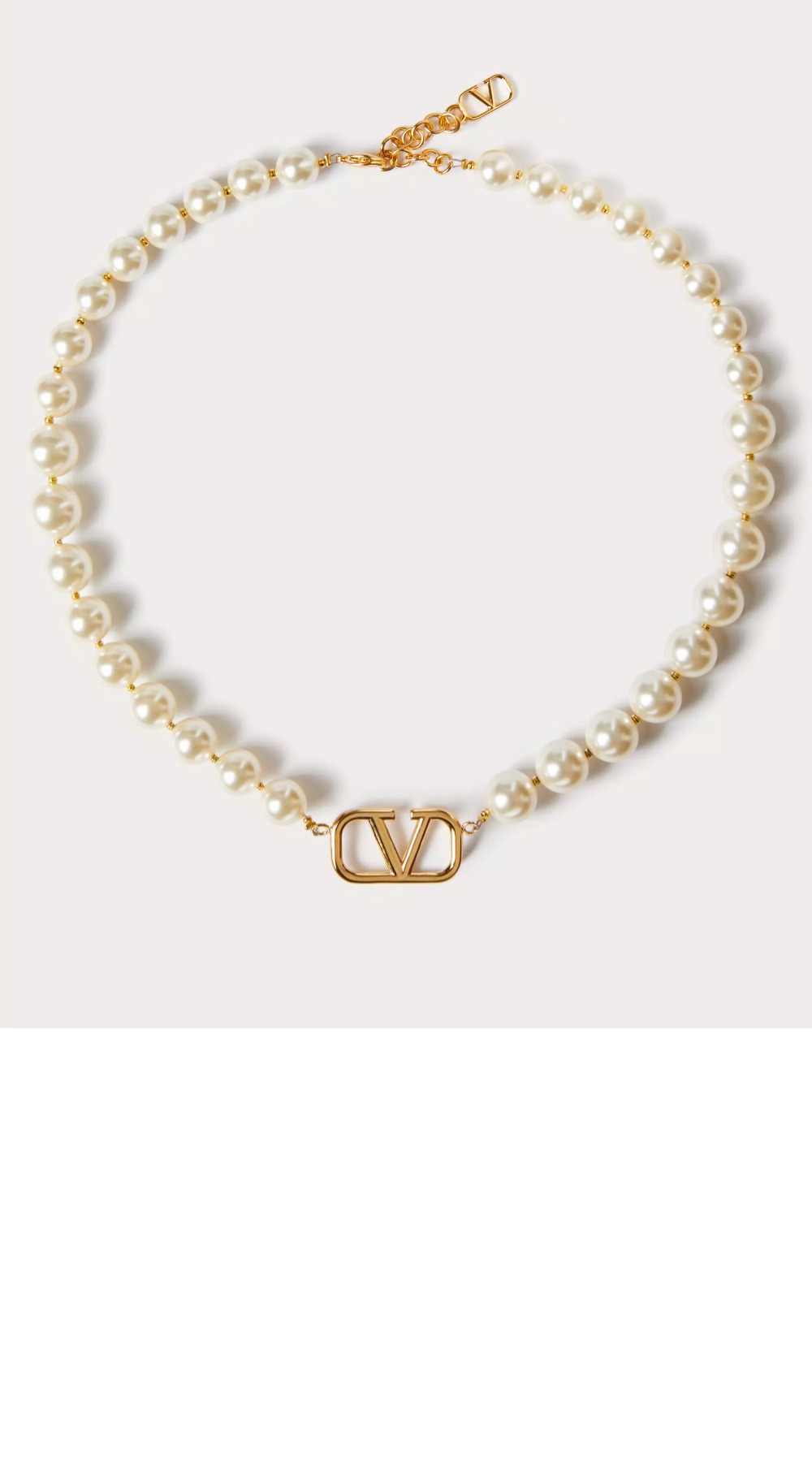 펄 비즈 네크리스 > 발렌티노