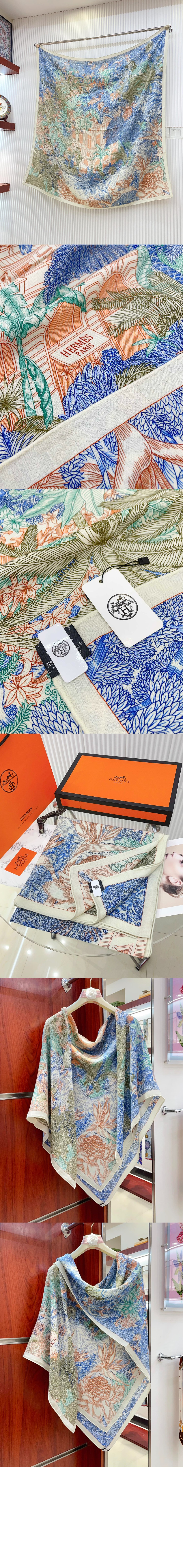 Faubourg Tropical 숄 140 > 에르메스
