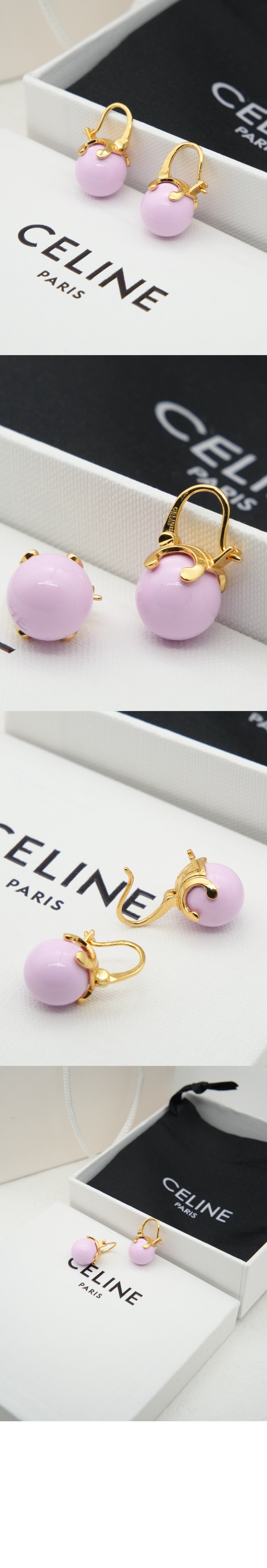 레진과 골드 장식 신주 귀걸이 461VD6 > Etc - 기타제품