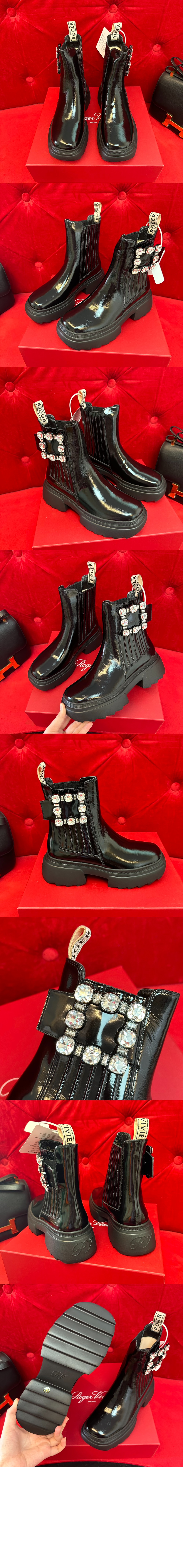 워키비브 페이턴트 레더 첼시 부츠 7103 > Walkyviv - 워키비브