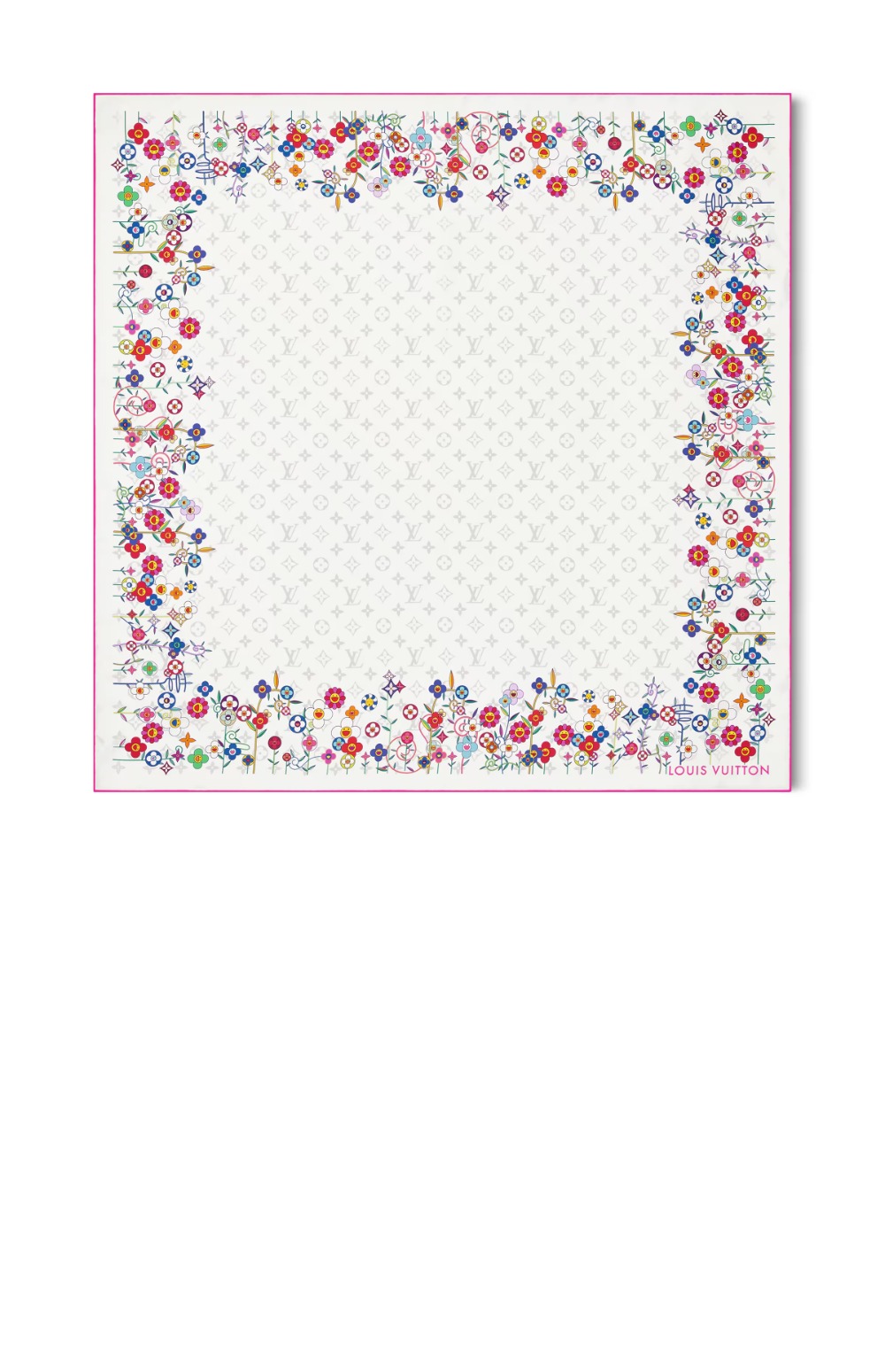 LV x TM 모노그램 슈퍼플랫 플라워 스퀘어 90 M96263 > Etc - 기타제품