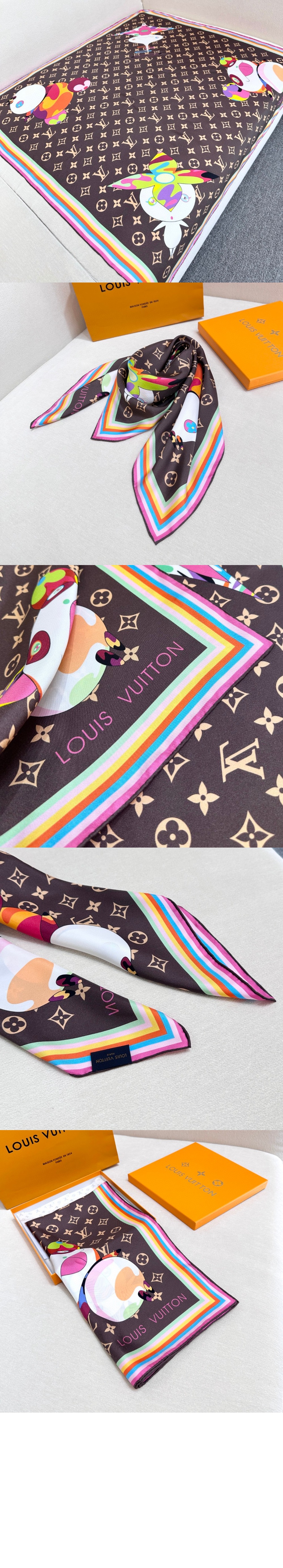 LV x TM 모노그램 슈퍼플랫 캐릭터 스퀘어 90 M96274 > Etc - 기타제품