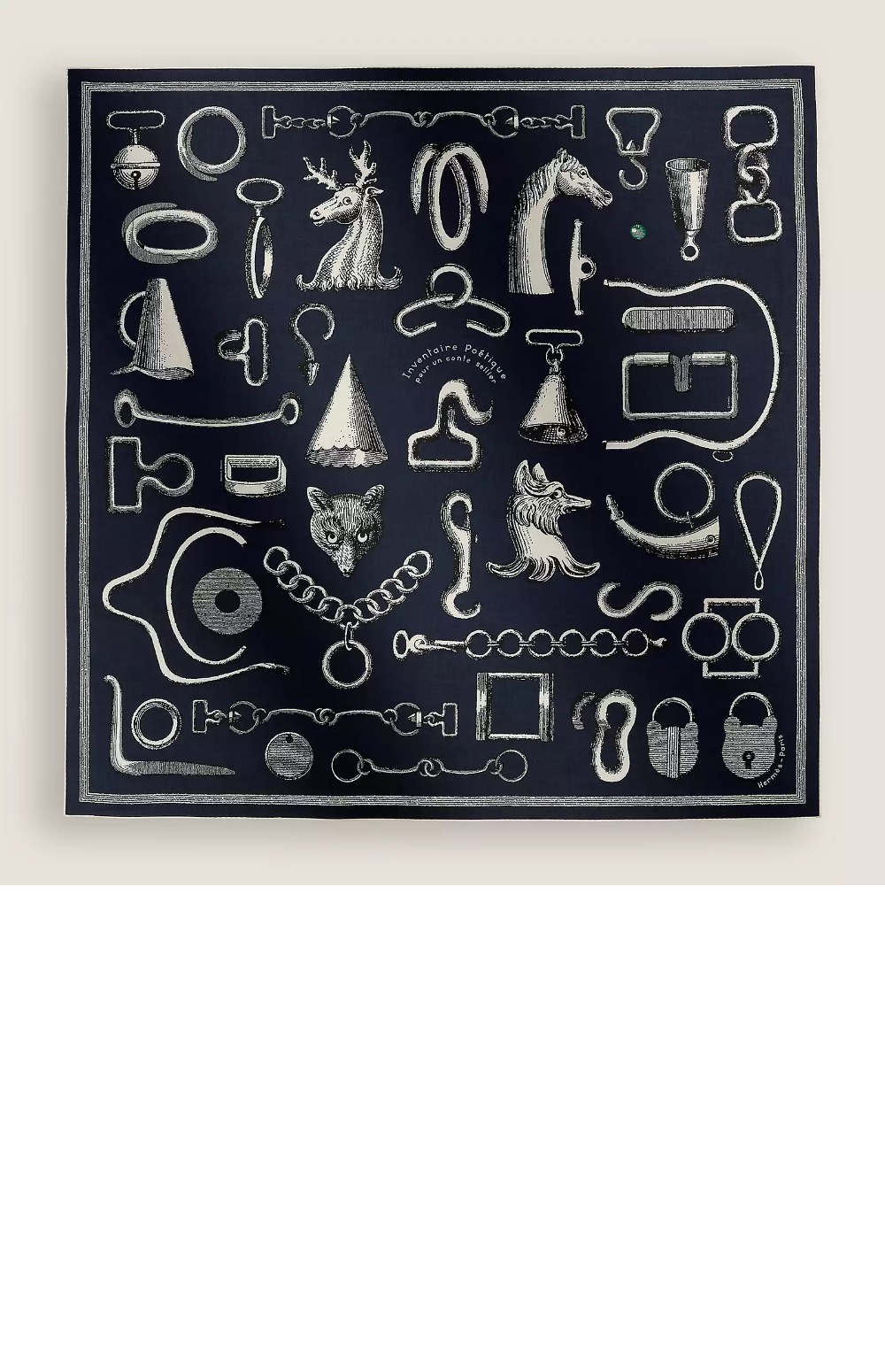 IInventaire Poetique pour un Conte Sellier  스카프 90 > 에르메스