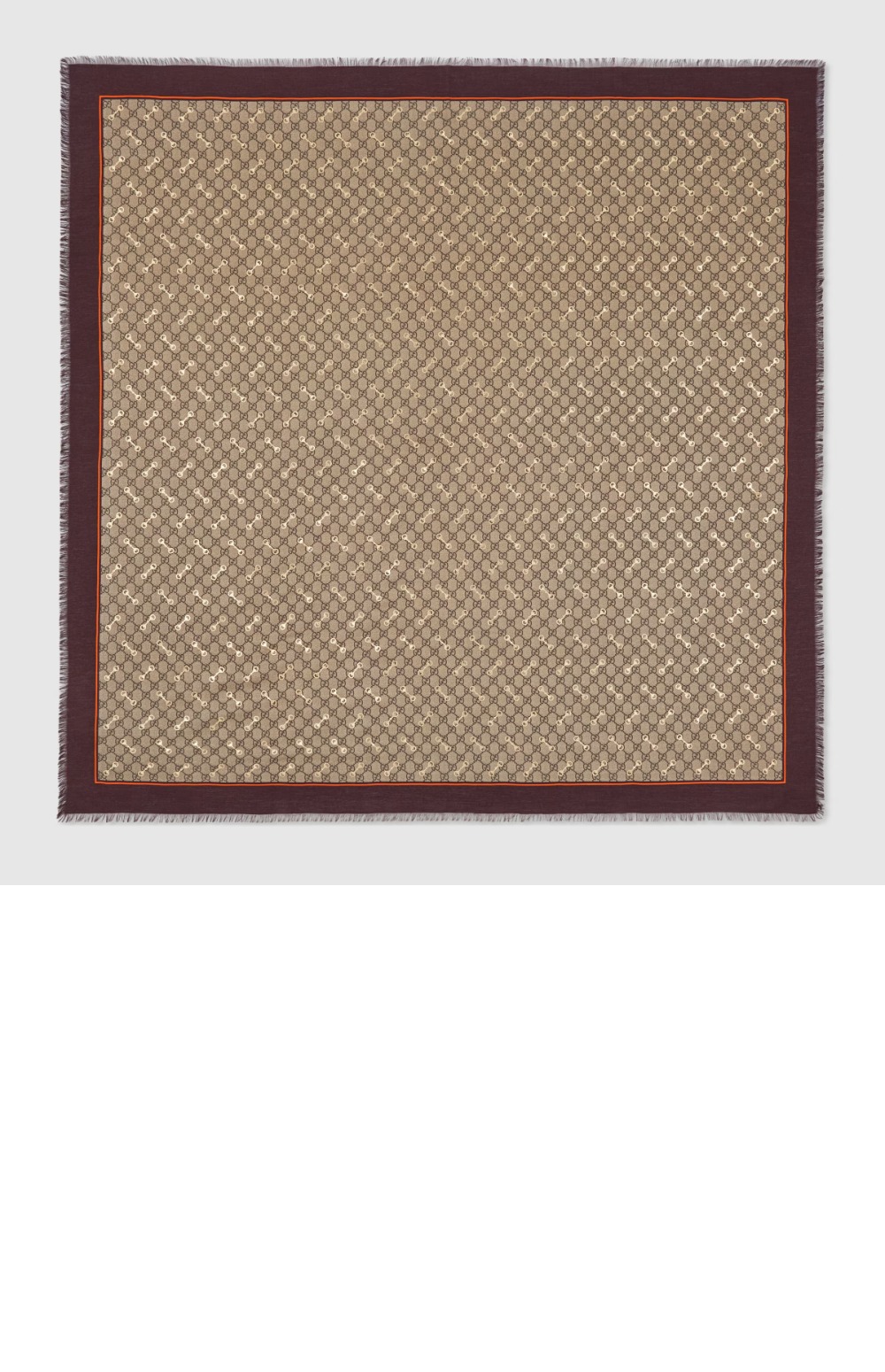 GG 프린트 홀스빗 실크 숄 662577 > Etc - 기타제품