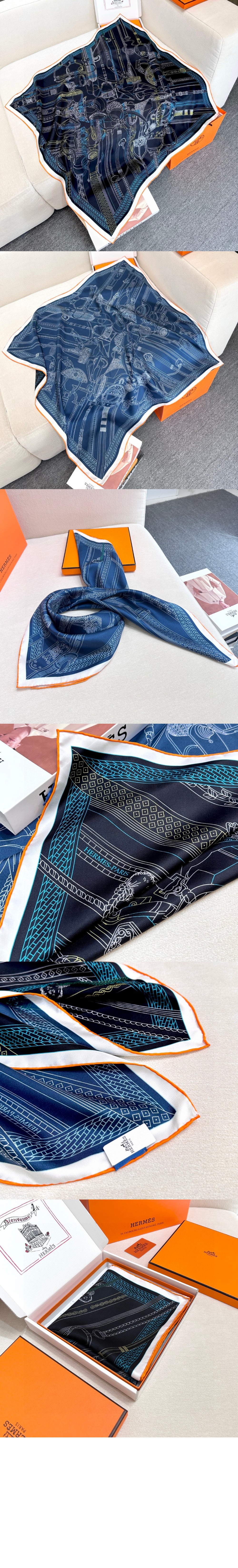 Concours d'Etriers wash 스카프 90 > 에르메스