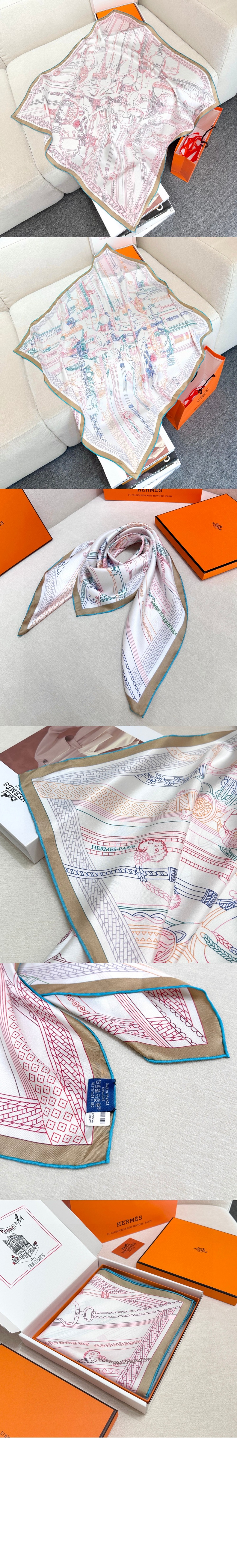 Concours d'Etriers wash 스카프 90 > 에르메스